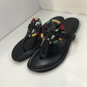 Tory Burch Leather Flat Thong